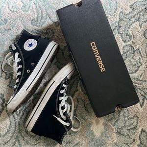 Converse Chuck Taylor All Star Black High Top Shoes | M6/W8